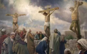Jezus i złodzieje na krzyżu